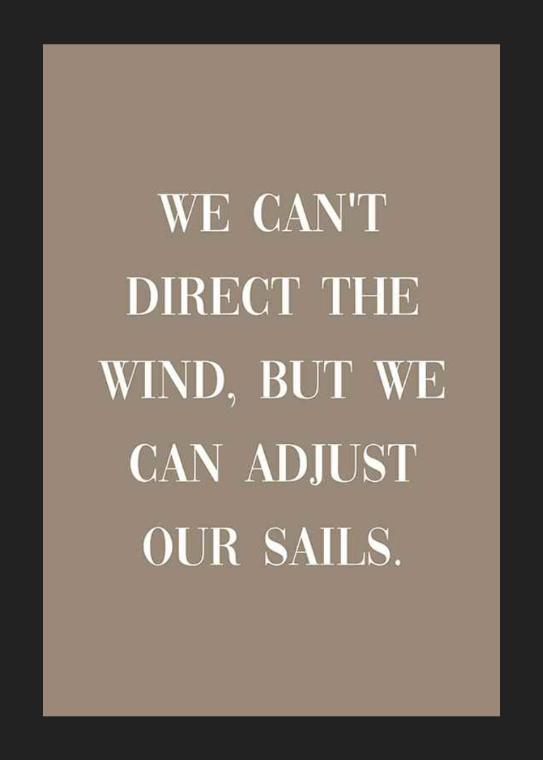 White motivational text quote on brown, solid color background-12
