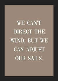 Balta motyvacinė citata rudame, vientisos spalvos fone-5