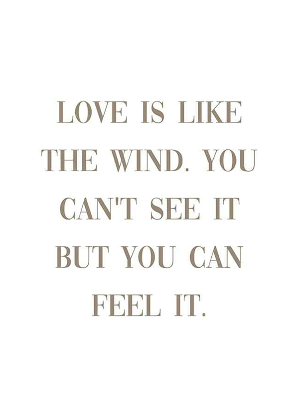 Juliste Like The Wind