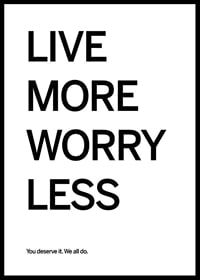 Black text quote in uppercase letters on white background, minimalist style-0