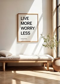 Black text quote in uppercase letters on white background, minimalist style-2