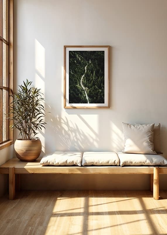 Poster Coniferous Forest crossfade