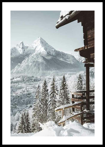 Poster Cabin In The Alps