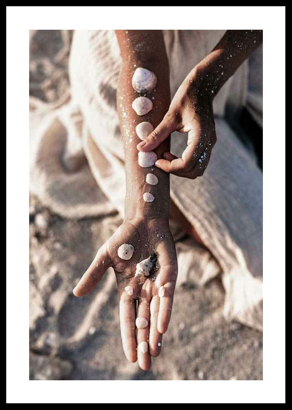 Sea Shells On Arm-12