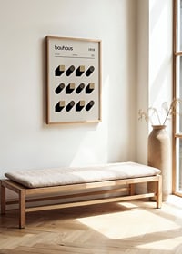 Graphic Bauhaus-inspired design with geometric shapes-2