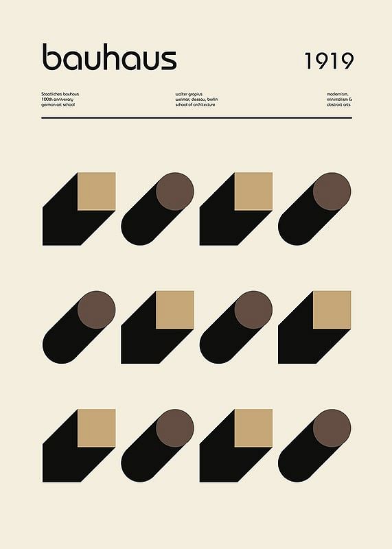 Poster Bauhaus No9