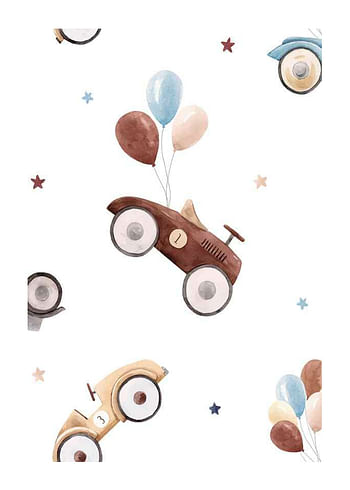 Poster Cars And Balloons