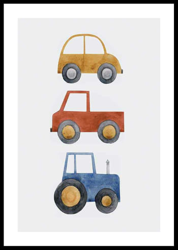 Poster Three Vehicles