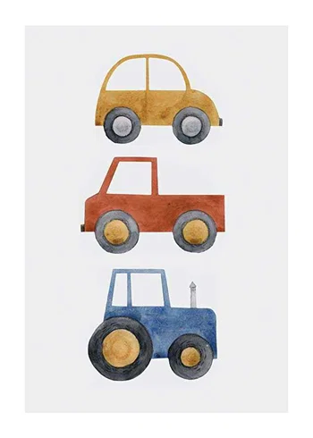 Poster Three Vehicles