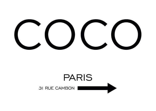 Juliste Coco Paris