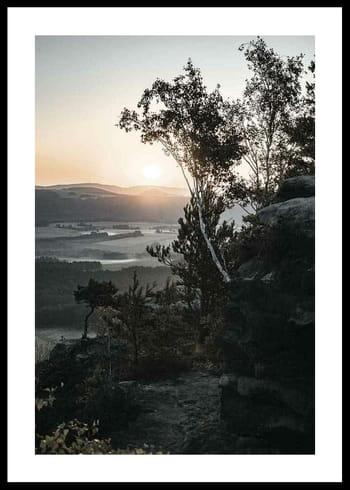 Poster Sunrise In Switzerland No2