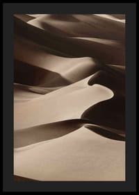 Nuotrauka, kurioje matyti švelnių, smėlio atspalvių banguojančios smėlio kopos-4