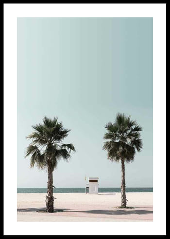 Poster Lifeguard Hut At Beach