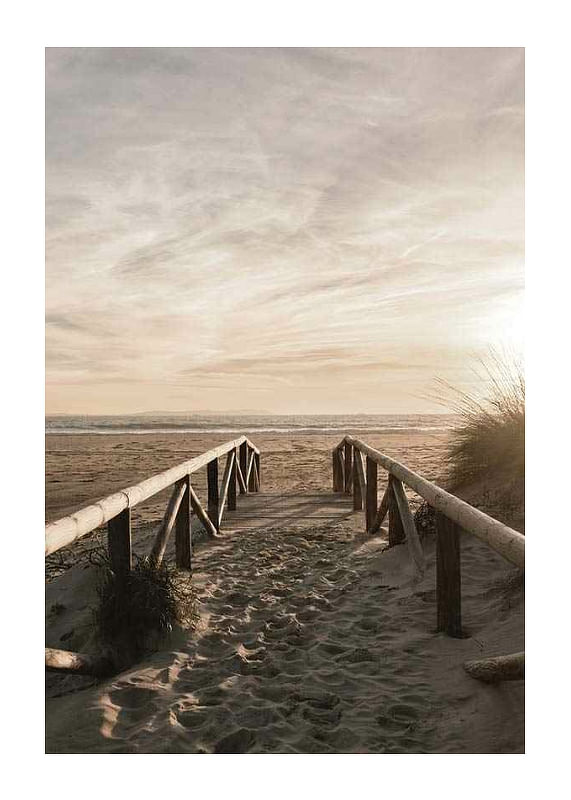 Plagát Path On Sand