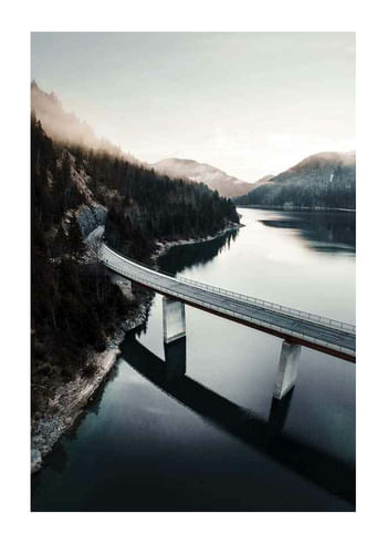 Poster Bridge Over Lake