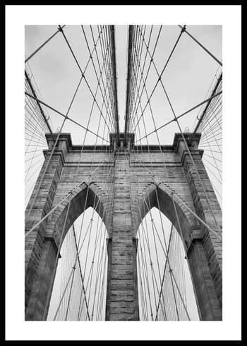 Poster Brooklyn Bridge Close