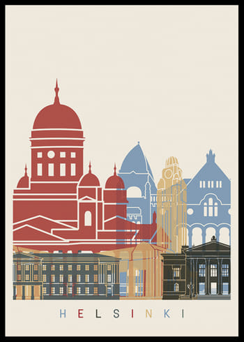 Poster Helsinki Landmarks