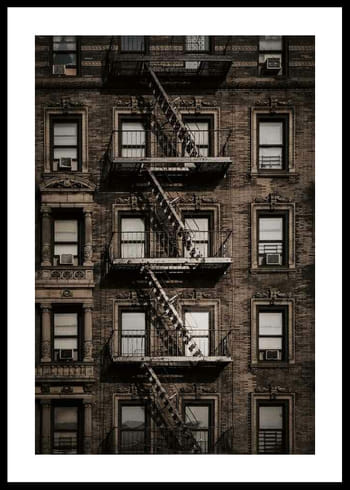 Poster New York Fire Escape