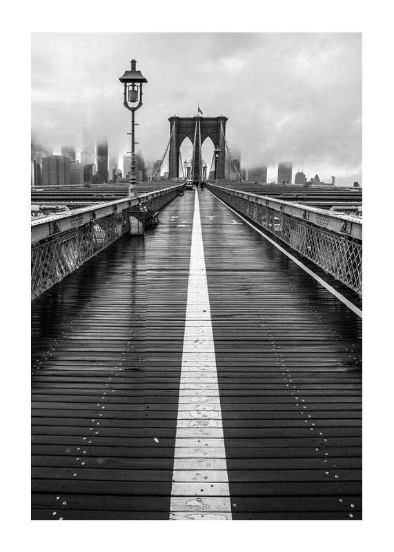 Plagát Brooklyn Bridge Walk