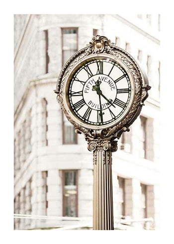 Poster Fifth Avenue Building Clock