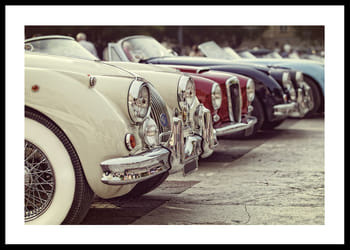Poster Retro Old Cars
