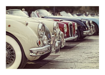 Poster Retro Old Cars