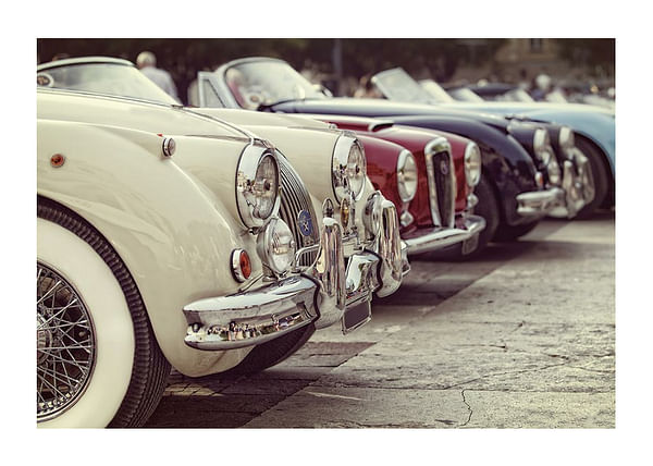Plagát Retro Old Cars