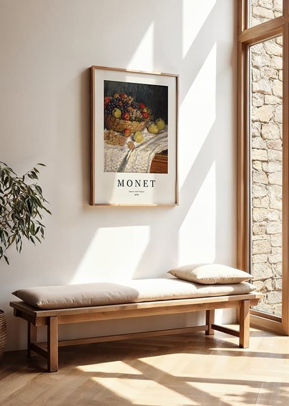 Poster Monet Apples And Grapes crossfade