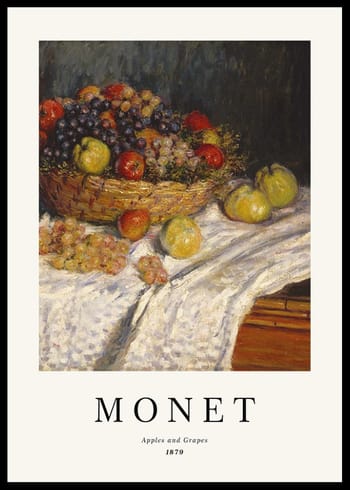Poster Monet Apples And Grapes