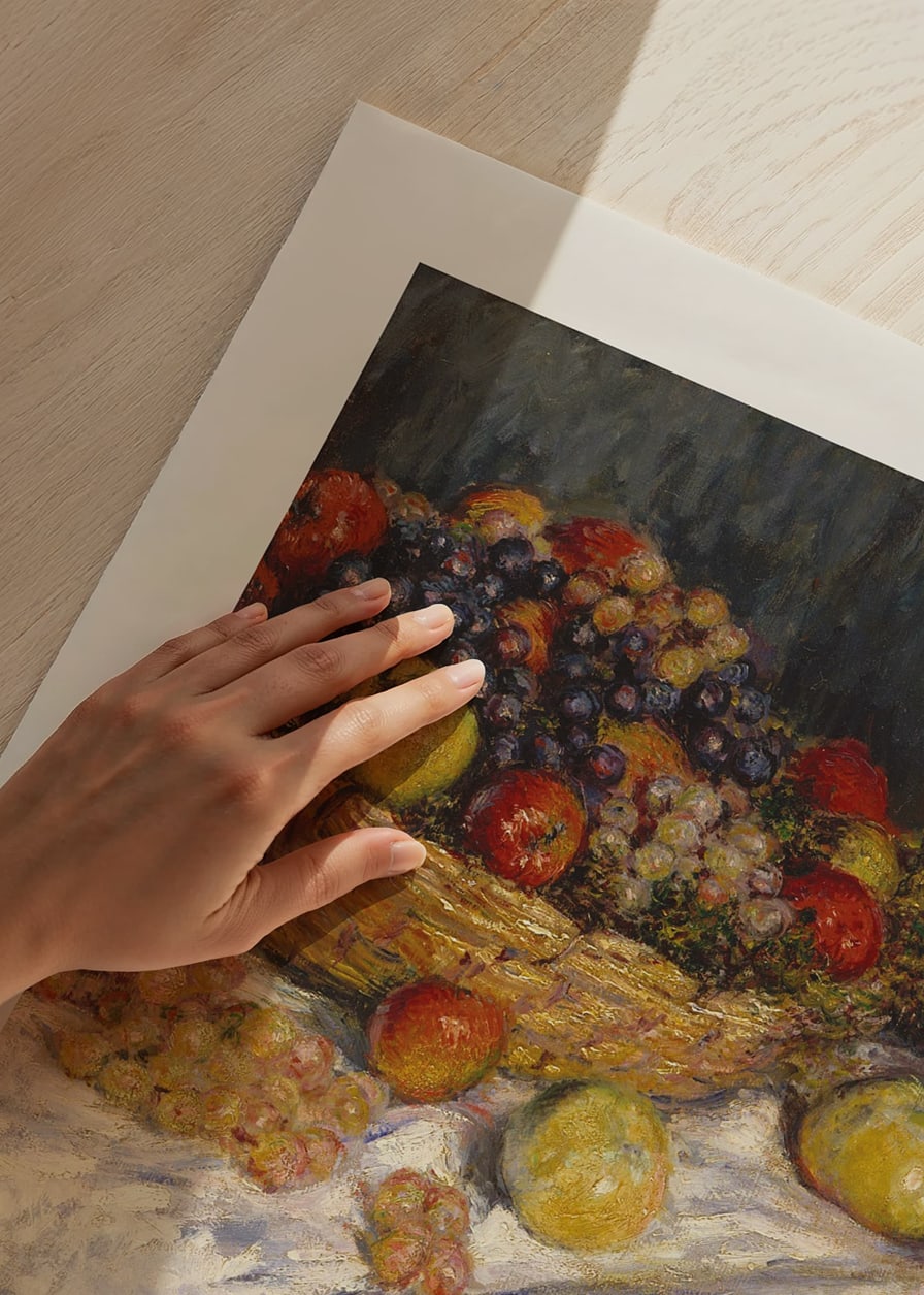 Monet Apples And Grapes-12