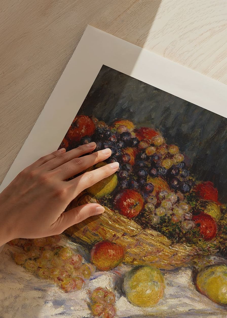 Monet Apples And Grapes-12