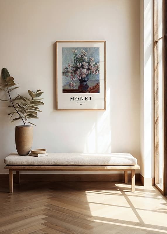 Poster Monet Chrysanthemums crossfade