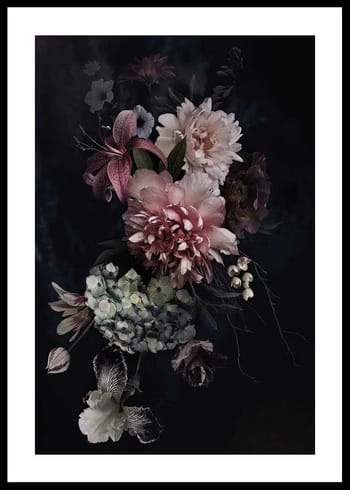 Poster Vintage Flower Bouquet