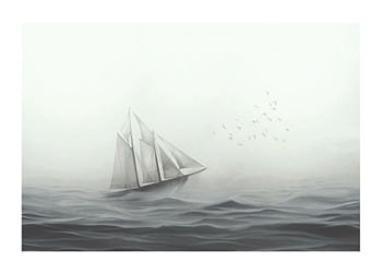 Plakat Boat On Sea
