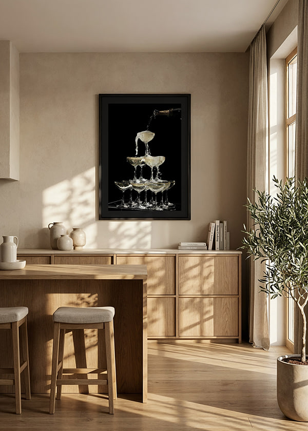 Poster Champagne Fountain crossfade