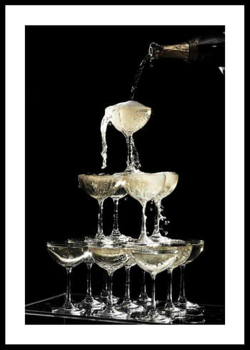 Plakat Champagne Fountain