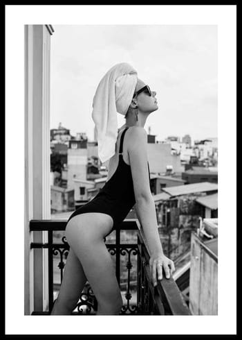 Poster On The Balcony