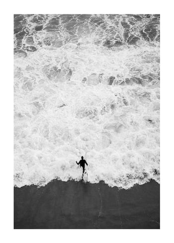 Poster Running Into Ocean