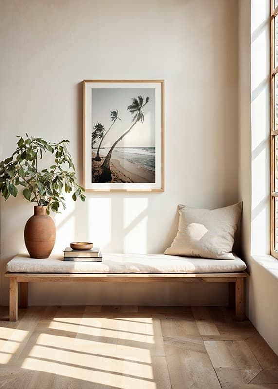 Poster Beach Palm Trees crossfade