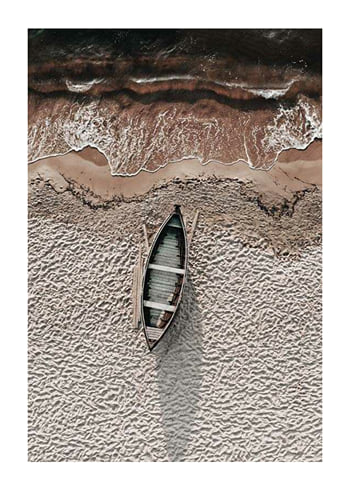 Poster Boat On Beach