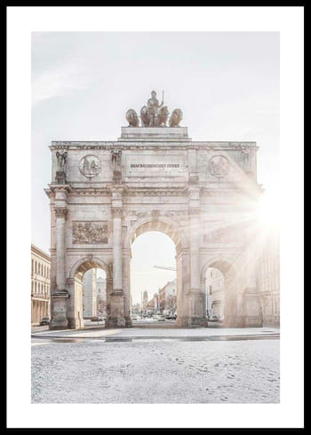 Poster The Siegestor In Munich
