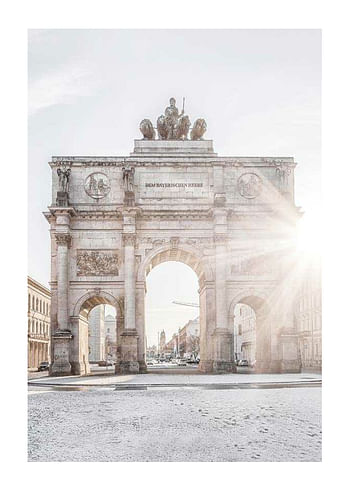 Poster The Siegestor In Munich