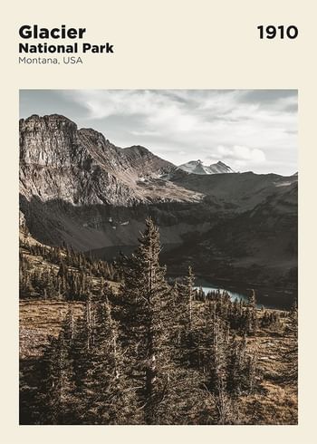 Affiche Glacier National Park