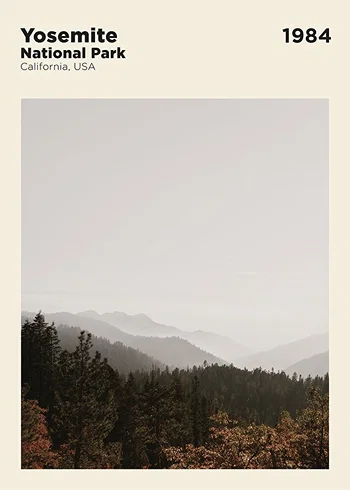 Poster Yosemite National Park