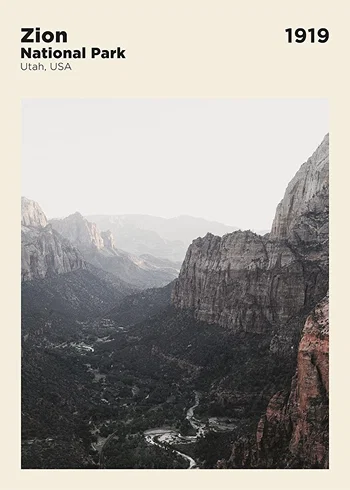 Poster Zion National Park