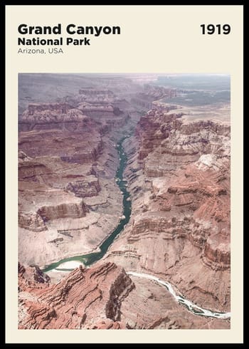 Affiche Grand Canyon National Park
