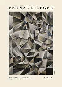 Abstract geometric shapes in muted gray and beige tones, Fernand Léger-1