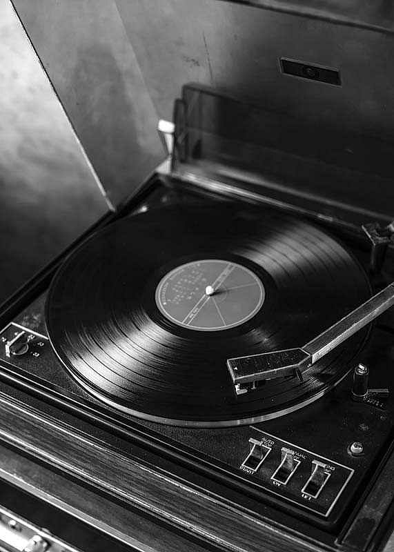 Vintage LP Player-12