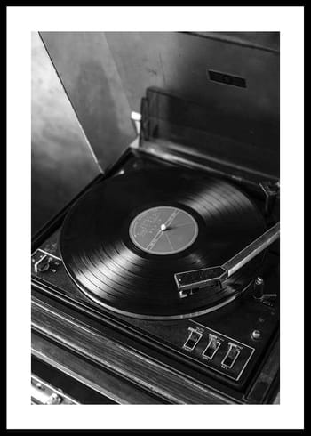 Poster Vintage LP Player