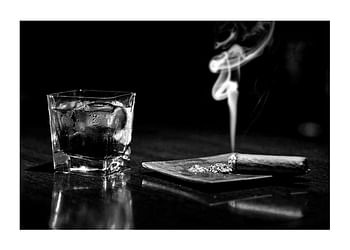 Poster Whiskey And Cigar